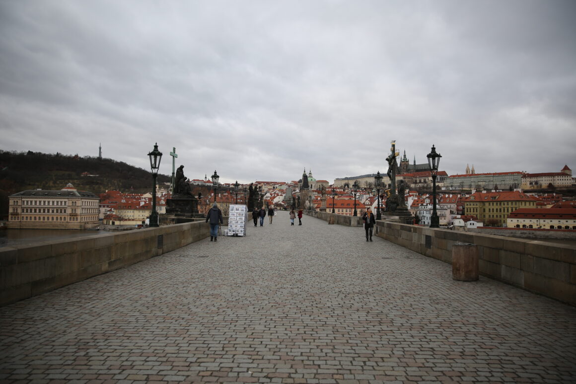 View from Prague's Charles Bridge