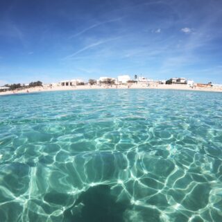 One of the 10 best beaches in Puglia in Porto Cesareo