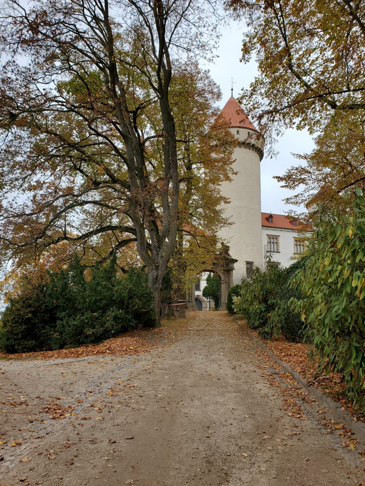 Konopiste Castle, located in Benesov, Czech Republic