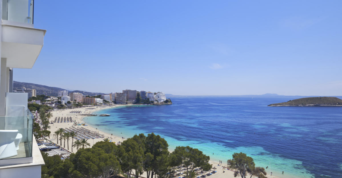 Melia South Beach Hotel in Mallorca, one of the best beach hotels in Mallorca, Spain
