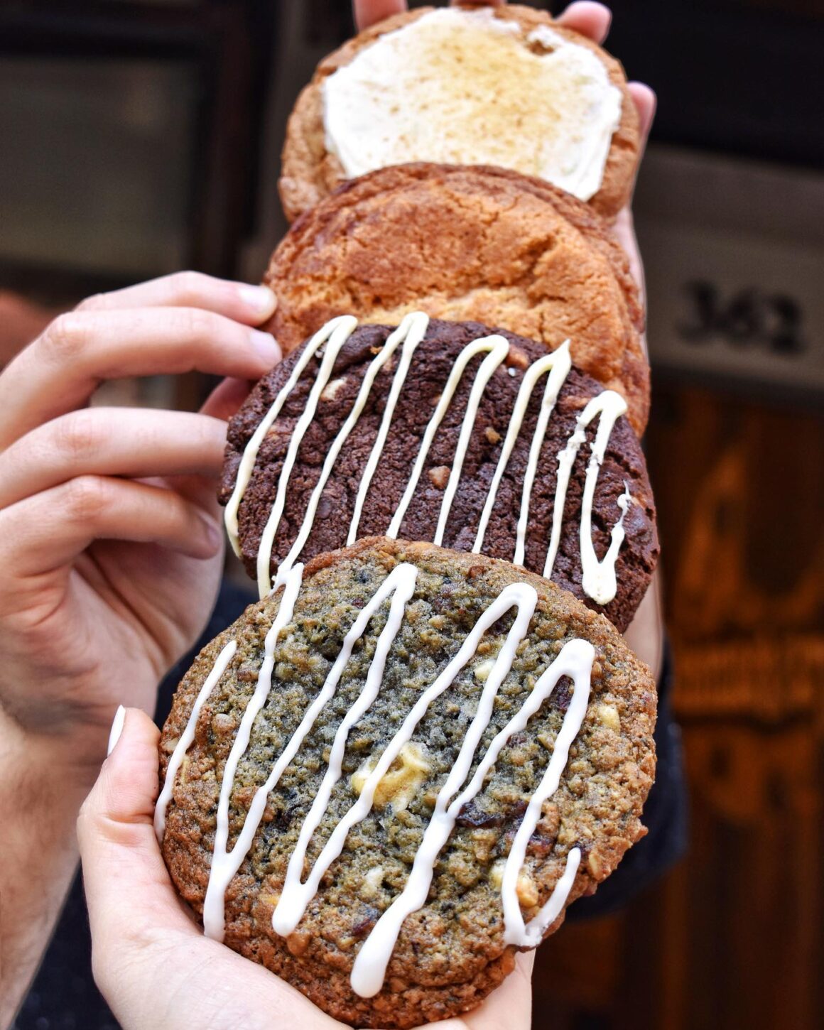 Cookies from Schmackary's Cookies, one of the best cheap eats in Midtown, New York City