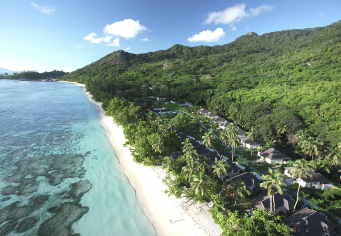 The remote tropical beaches at Hilton Seychelles Labriz Resort & Spa.