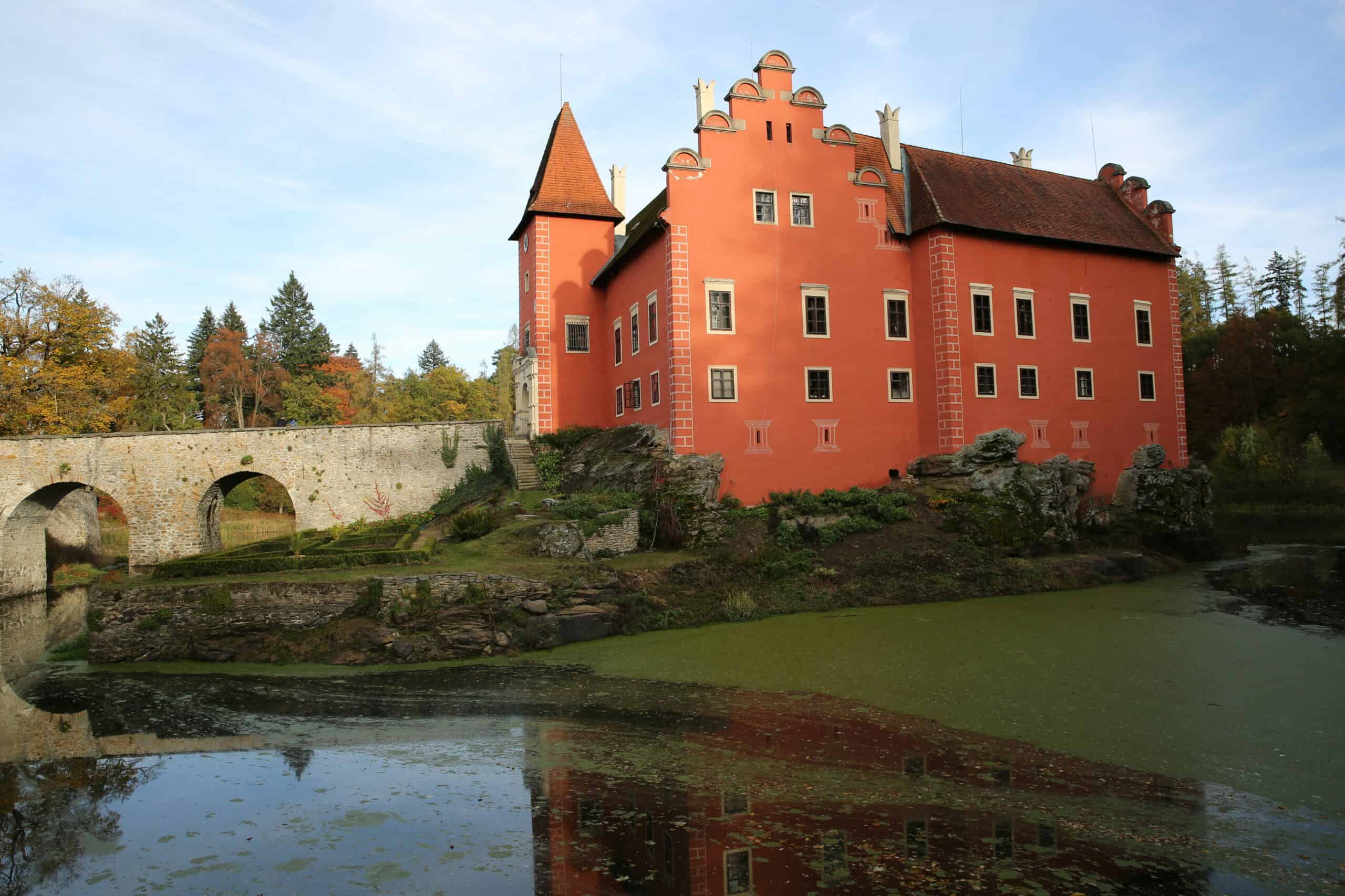 Zamek Cervena Lhota, considered one of the most beautiful castles in Czech Republic