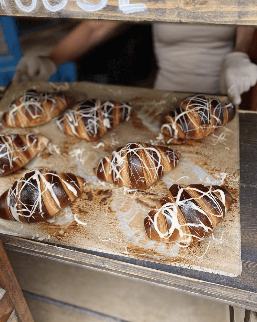 Croissants at Artic Bakehouse, one of the best bakeries in Prague