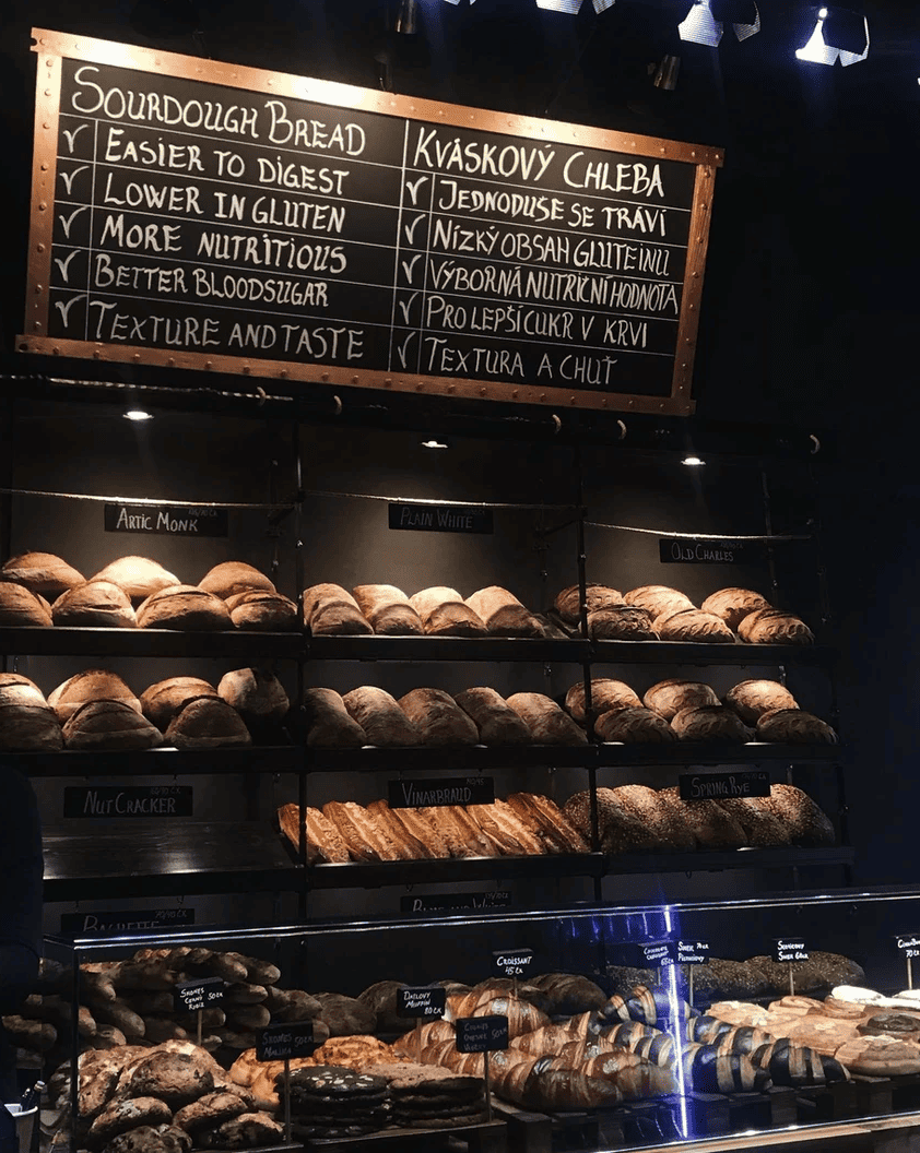 Croissants and bread at Artic Bakehouse, one of the best bakeries in Prague