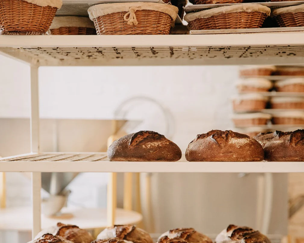 Loafs of bread at Pekarna Praktika,  one of the best bakeries in Prague