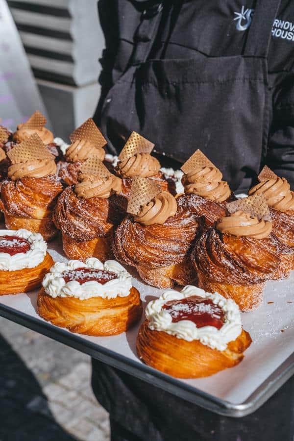 Pastries at Supernova Bakehouse, one of the best bakeries in Prague