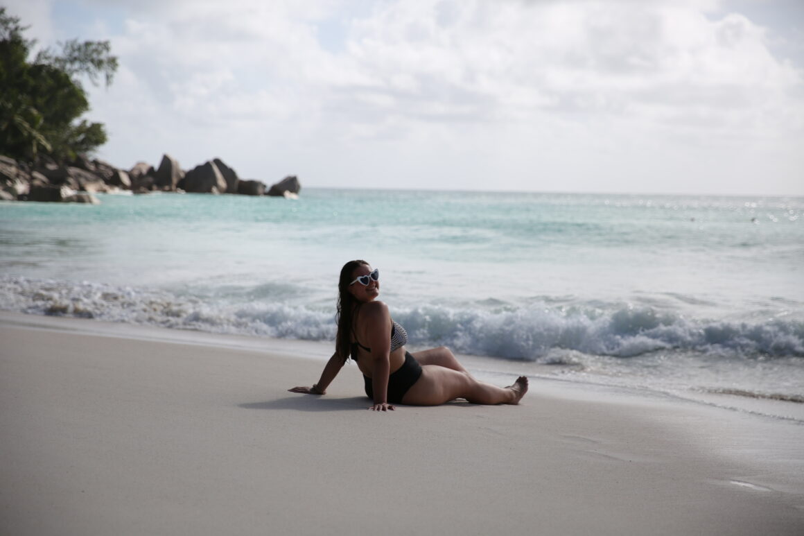 Relaxing on the beach is just one of the many things to do in the Seychelles