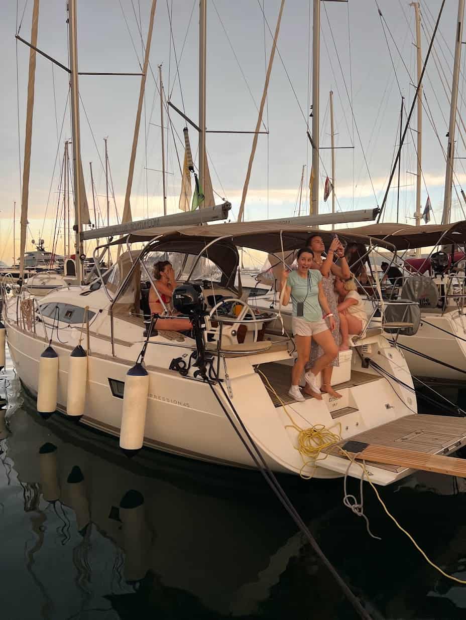 The classic monohull, the most affordable boats for Yacht Week Croatia