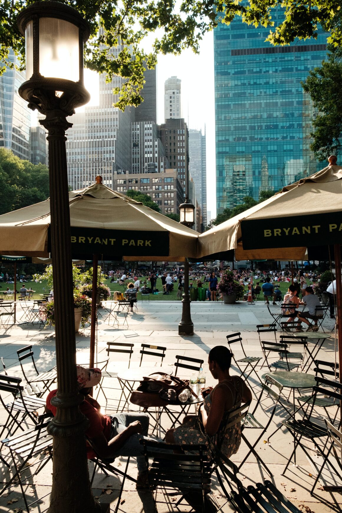 Bryant Park, one of the best free things to do in New York City.