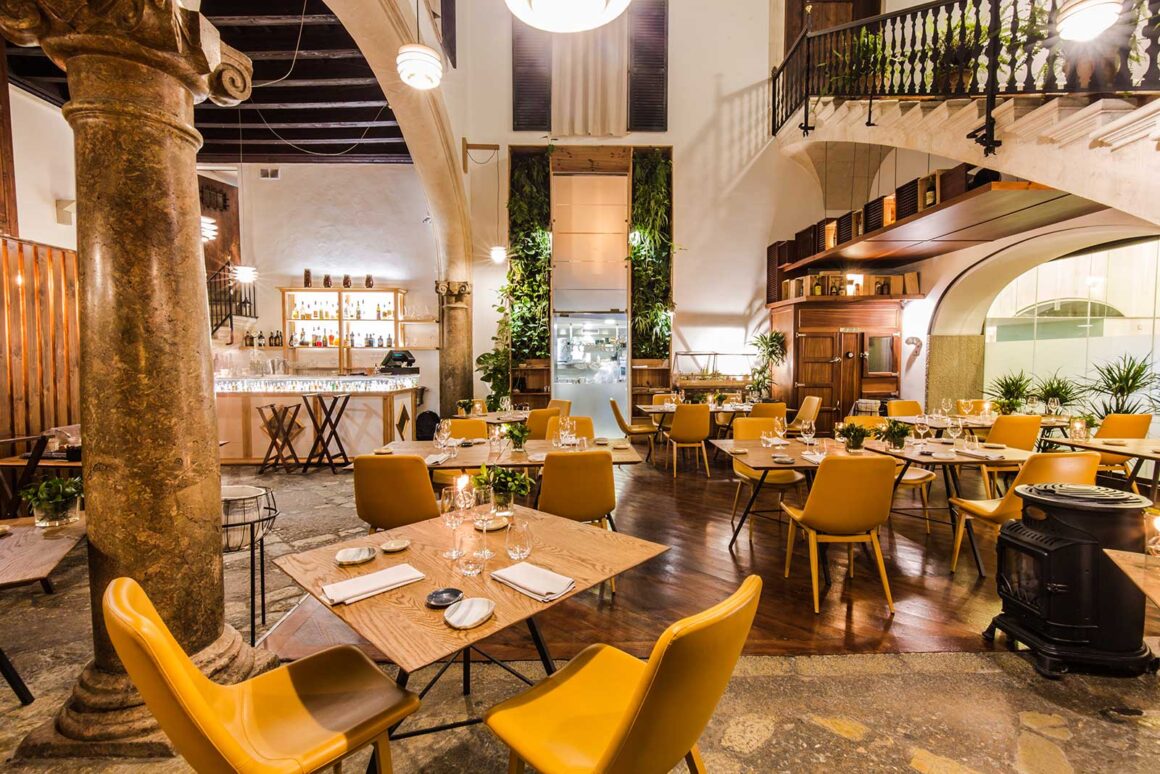 One of the best restaurants in Palma de Mallorca, Spain, Aromata.