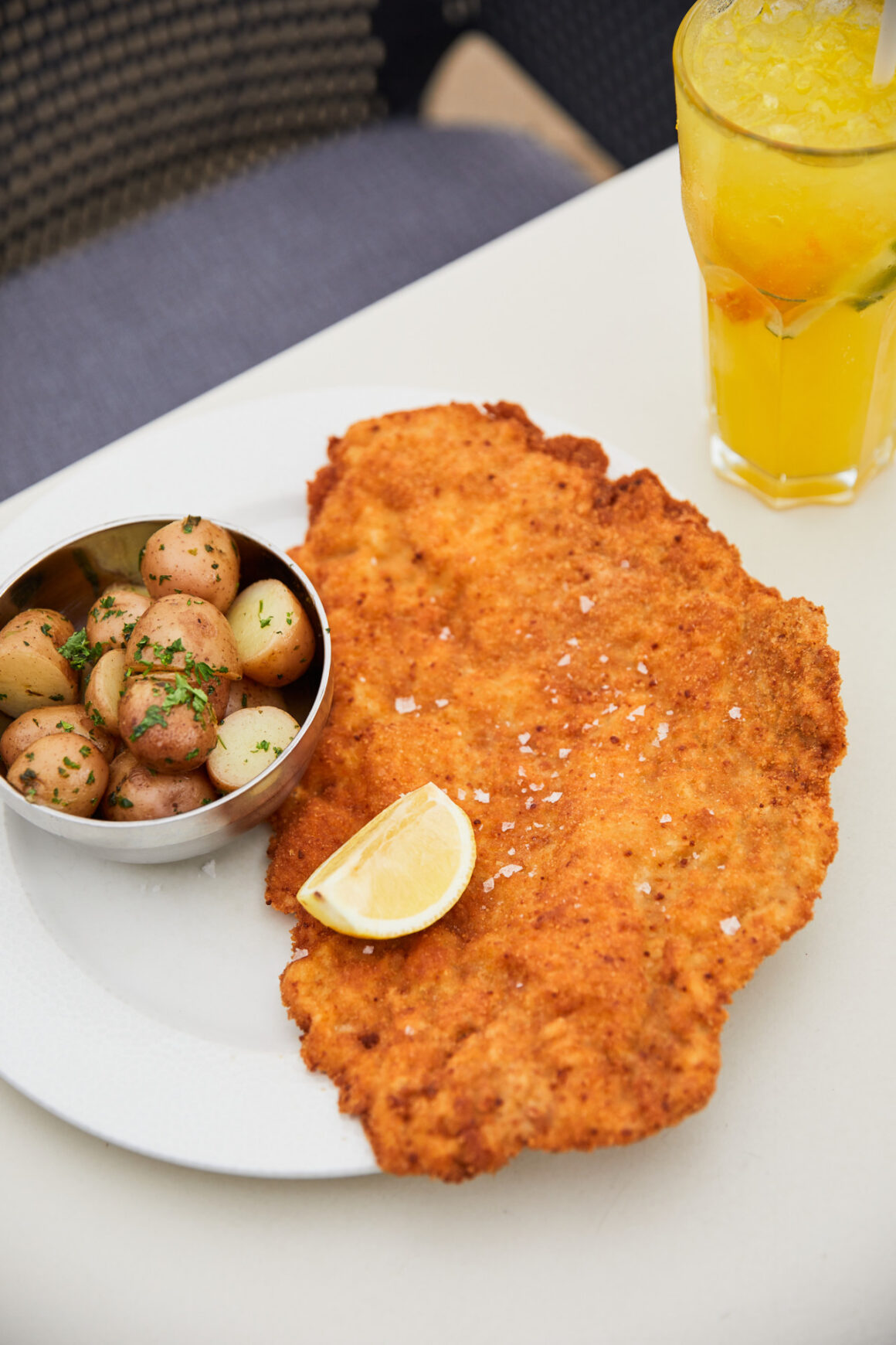 Hungarian food on the table at Menza, one of the best restaurants in Budapest