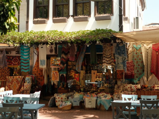 The markets in downtown Fethiye, home to some of the city's best restaurants