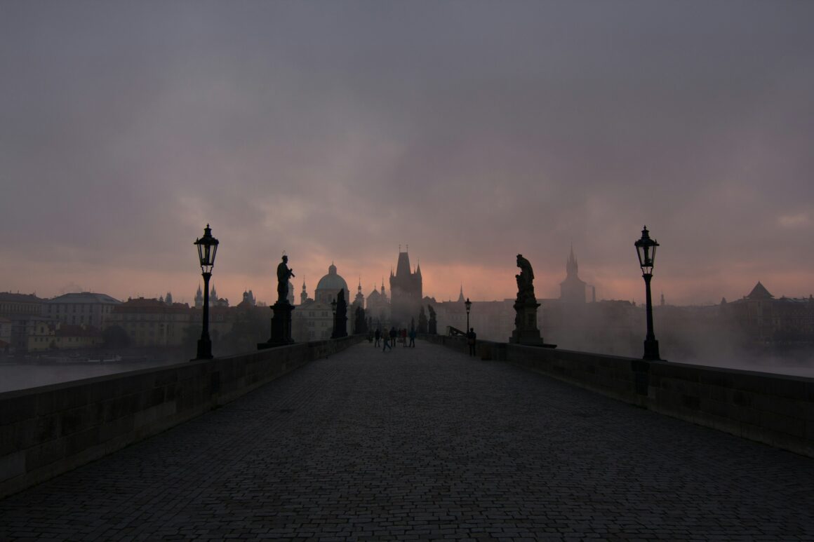 The beautiful Charles Bridge in Prague