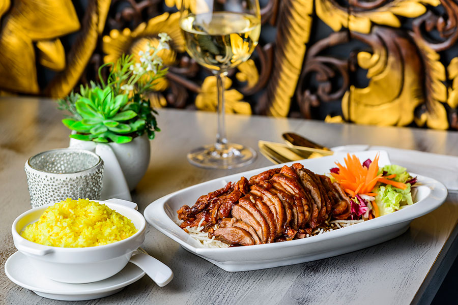 A dish from one of the best restaurants in Killarney, Genting Thai.