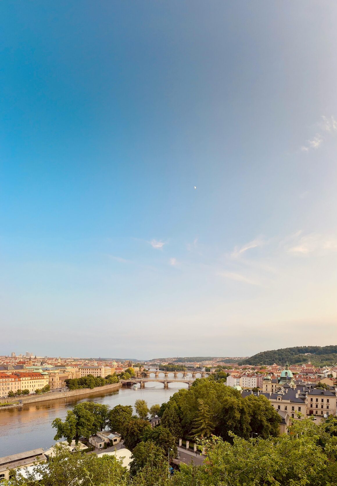 The Prague skyline