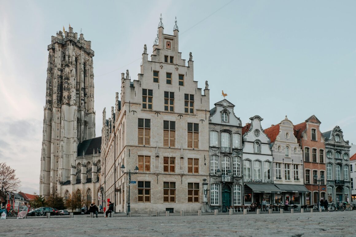 The city of Mechelen, Belgium