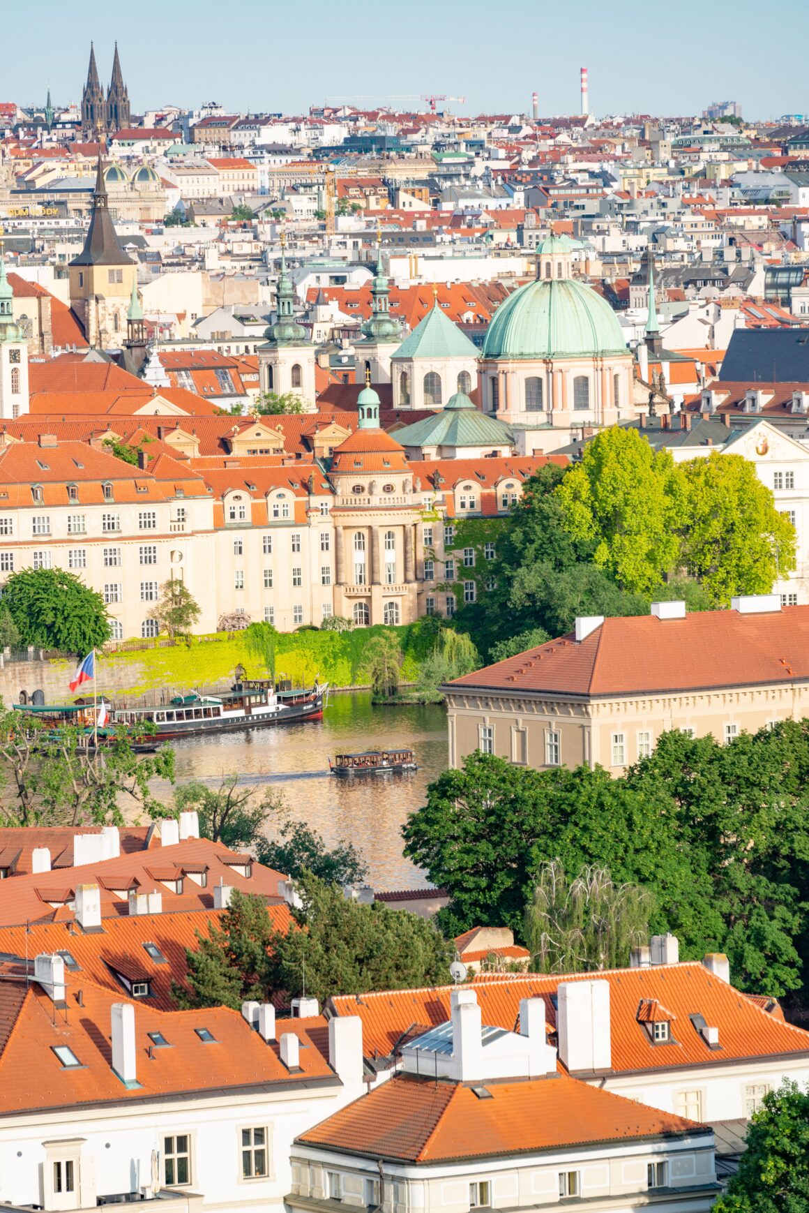 A beautiful view of Prague, one of the most stunning cities worth visiting in Europe. 