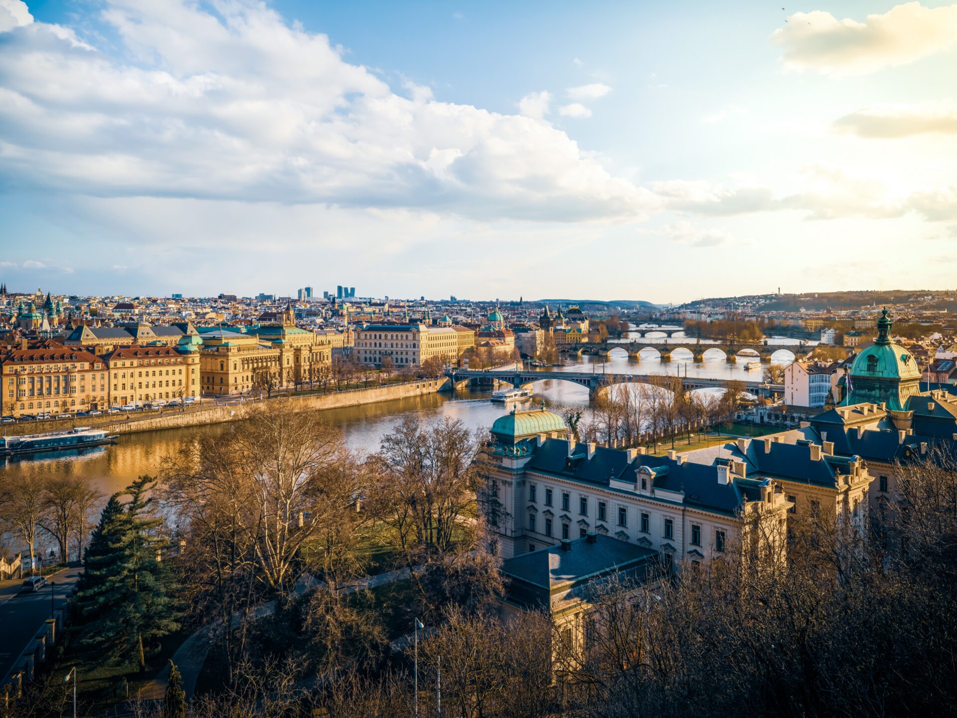 A beautiful view of Prague, one of the most stunning cities worth visiting in Europe.